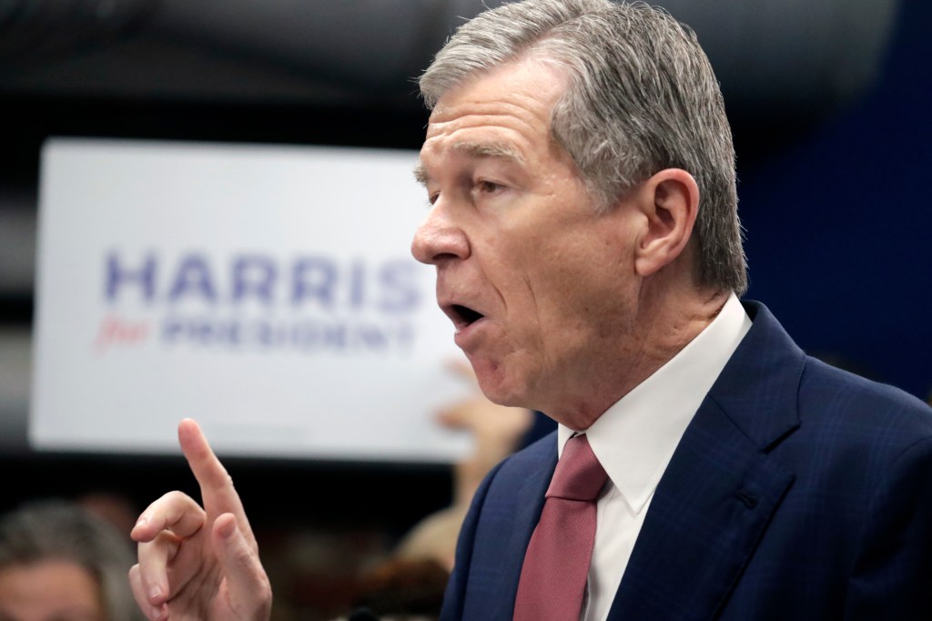 North Carolina Gov. Roy Cooper withdraws from consideration to be Kamala Harris’ running mate