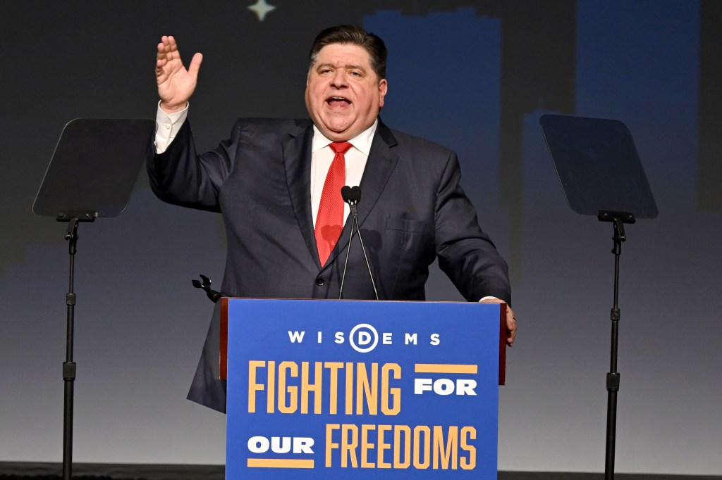 Biden backing Illinois Gov. JB Pritzker caught on hot mic sharing gloomy outlook on presidential race