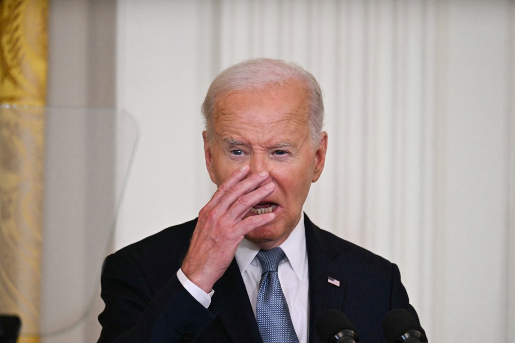 Biden reads from teleprompters at only public event of day before trying to reassure governors he’s fit for 2nd term