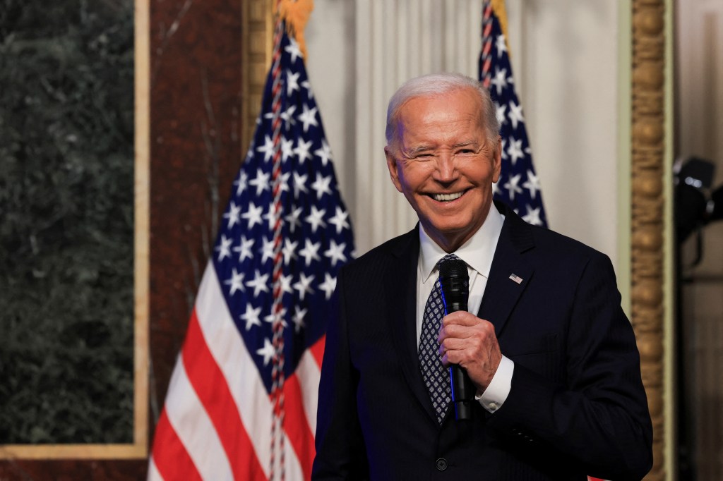 Biden jokes ‘I’m looking for a job’  after being forced out of race: ‘I got contacts’