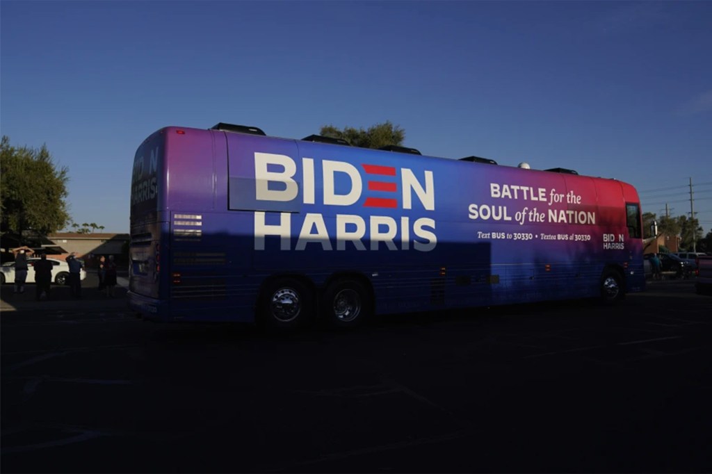 Jury rejects voter intimidation claims against most ‘Trump Train’ drivers in 2020 Biden-Harris bus encounter