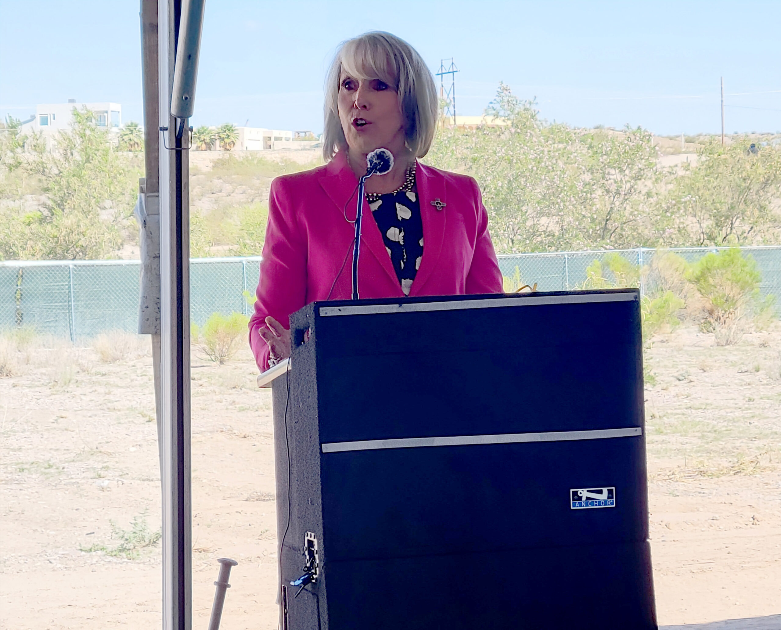 Harris surrogate, Gov. Michelle Lujan Grisham compares abortion services in New Mexico to the Underground Railroad