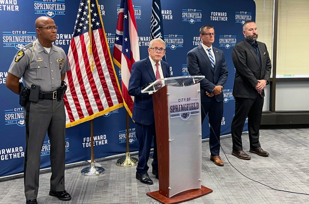 Ohio Gov. Mike DeWine says Springfield bomb threats are ‘hoaxes’ coming from ‘overseas’
