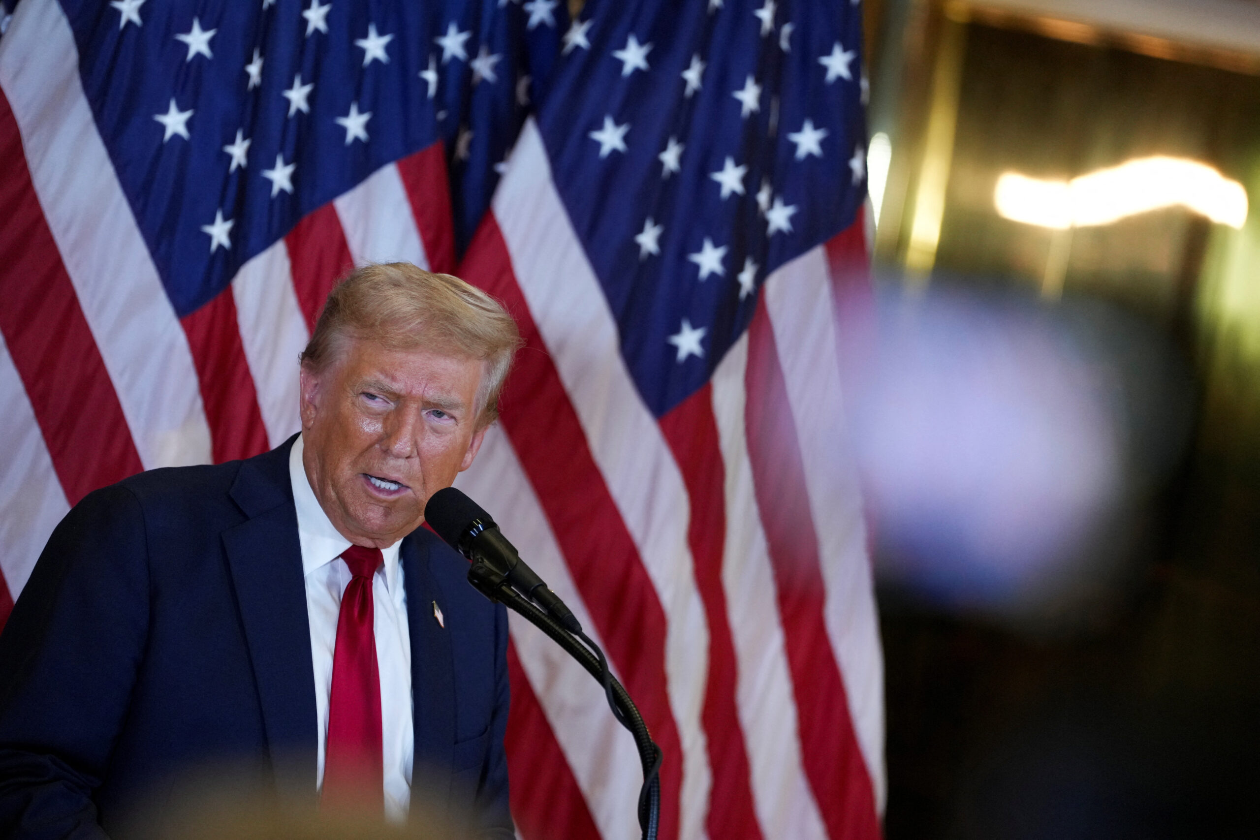 Trump speaks out on historic NYC Mayor Eric Adams indictment