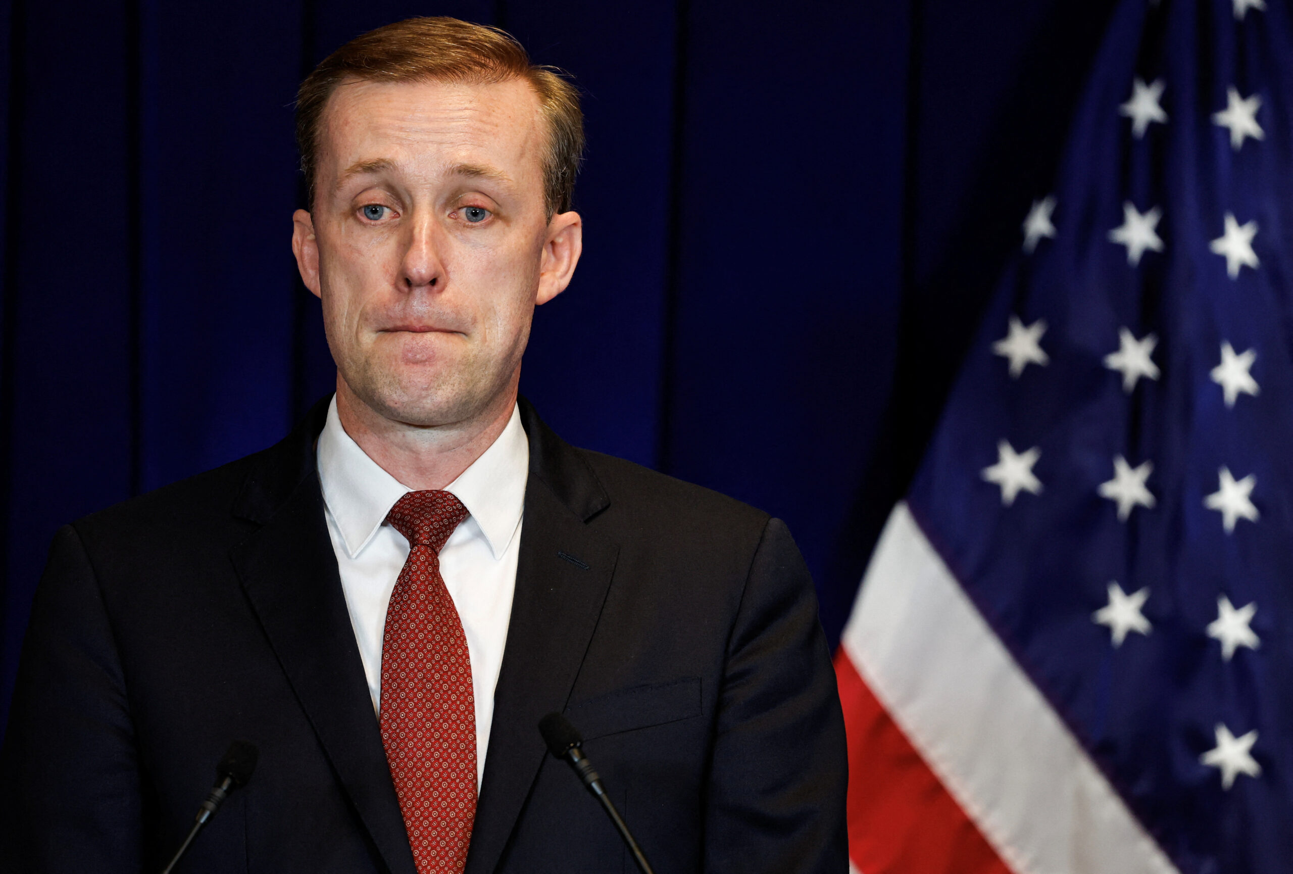 Jake Sullivan boasted exactly a year ago about how quiet the Middle East was —as it now sits on cusp of all-out war