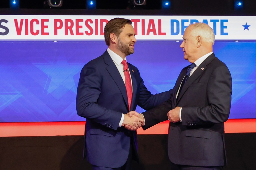 More than 43 million tuned in to JD Vance-Tim Walz vice presidential debate