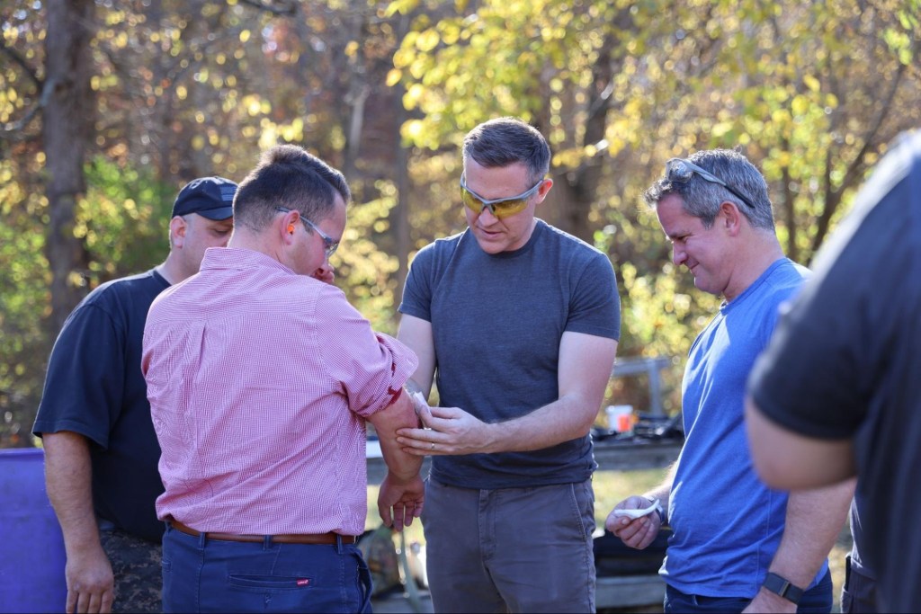 Missouri TV reporter hit by stray bullet fragment while covering Senate campaign event at shooting range