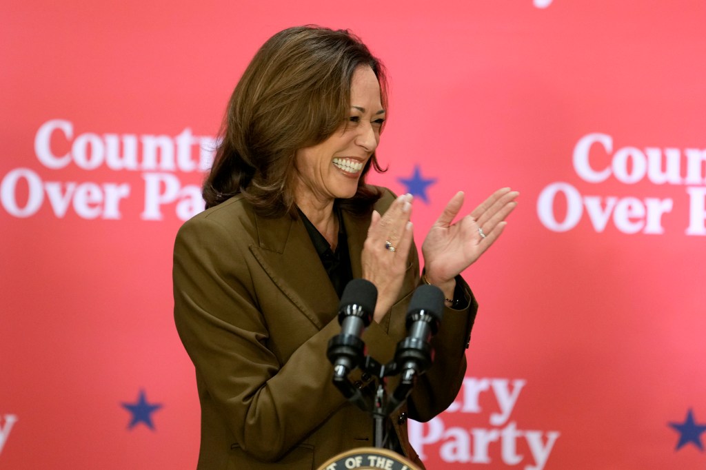 Kamala Harris laughs through remarks about the importance of the 2024 election: ‘It’s packed with some stuff!’ 