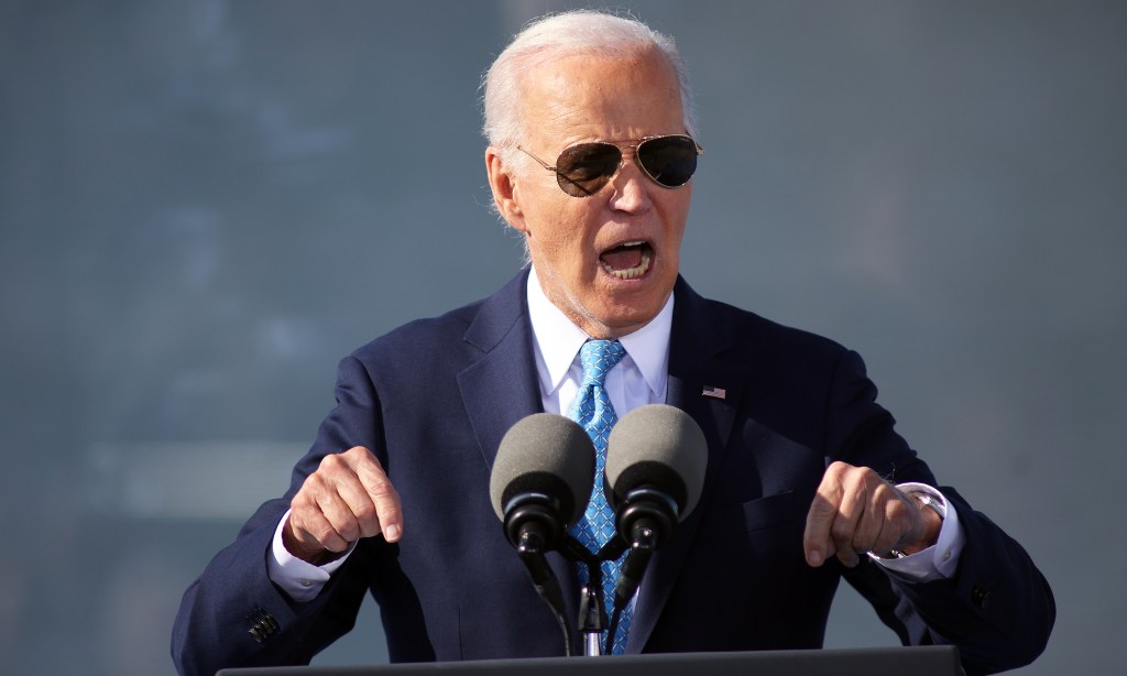 Biden rips Trump supporters as ‘only garbage I see floating’ in rebuke of ex-prez over joke made by comedian at MSG rally