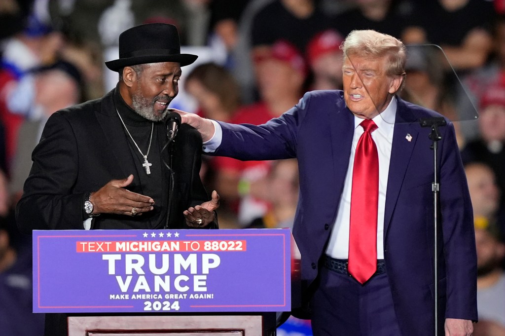 Boxing Hall of Famer Thomas ‘Hitman’ Hearns joins Trump on stage at Detroit rally: ‘This can’t be real’