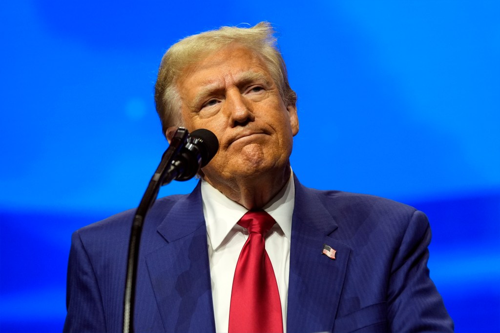 Trump claims Biden’s ‘lock him up’ remark proves the criminal cases against him are politically motivated 