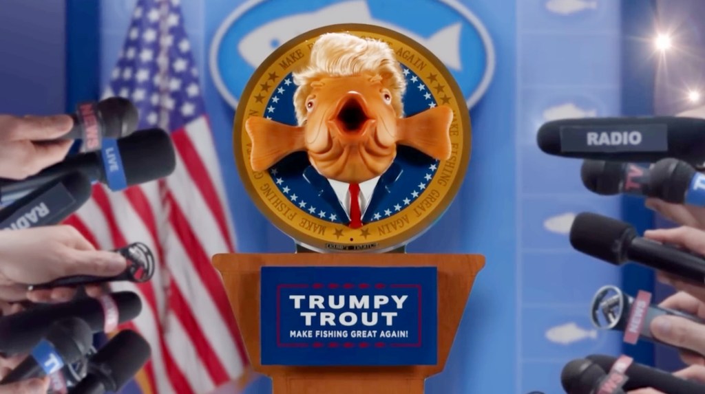 ‘Trumpy Trout’ becomes latest —and strangest — political gag gift that imagines former president as a fish
