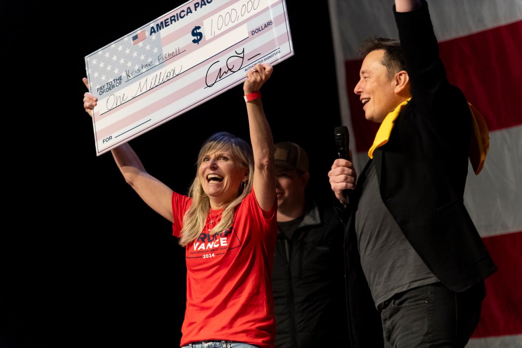 Pennsylvania judge rules Elon Musk’s $1M voter giveaways can continue