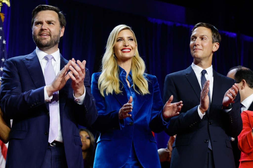 Ivanka Trump makes first appearance of 2024 campaign as she joins dad for victory speech
