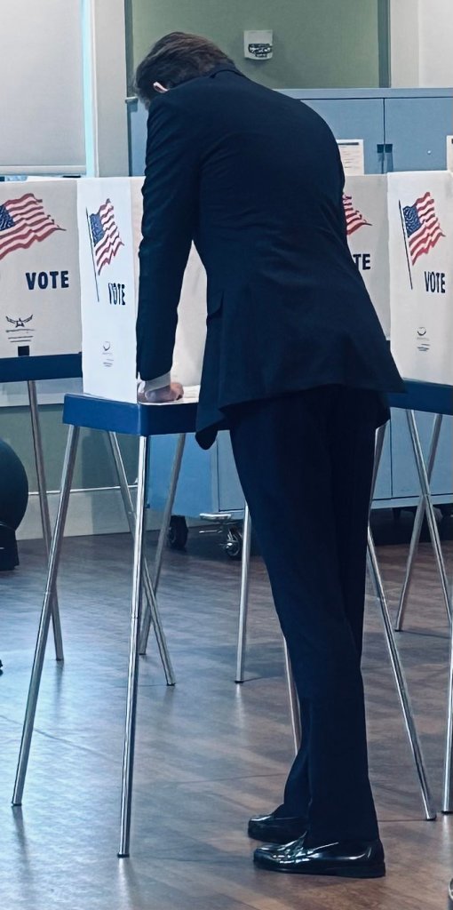 Melania Trump shares behind-the-scenes look as Barron casts first-ever ballot