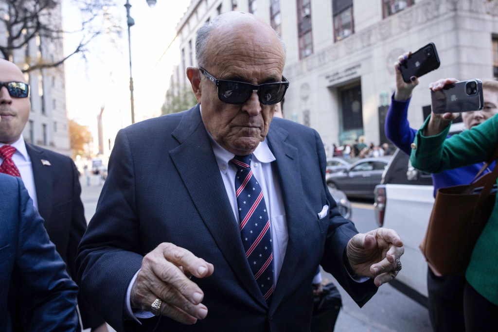 Rudy Giuliani claims feds are trying to starve him as part of $148M Georgia defamation case payout: ‘I can’t buy food’