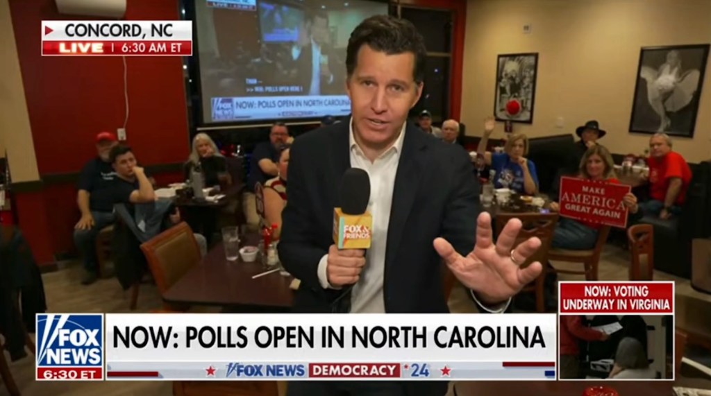 Fox News host stunned by North Carolina voter’s Election Day prediction