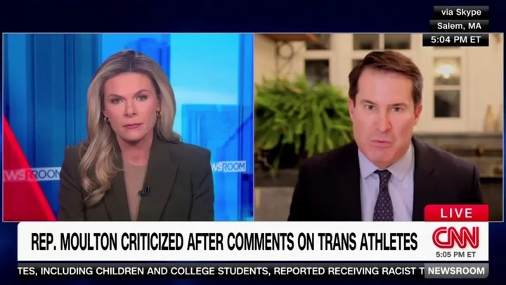 Democrat Seth Moulton torches party for shutting down trans athlete debate, being ‘out of touch’