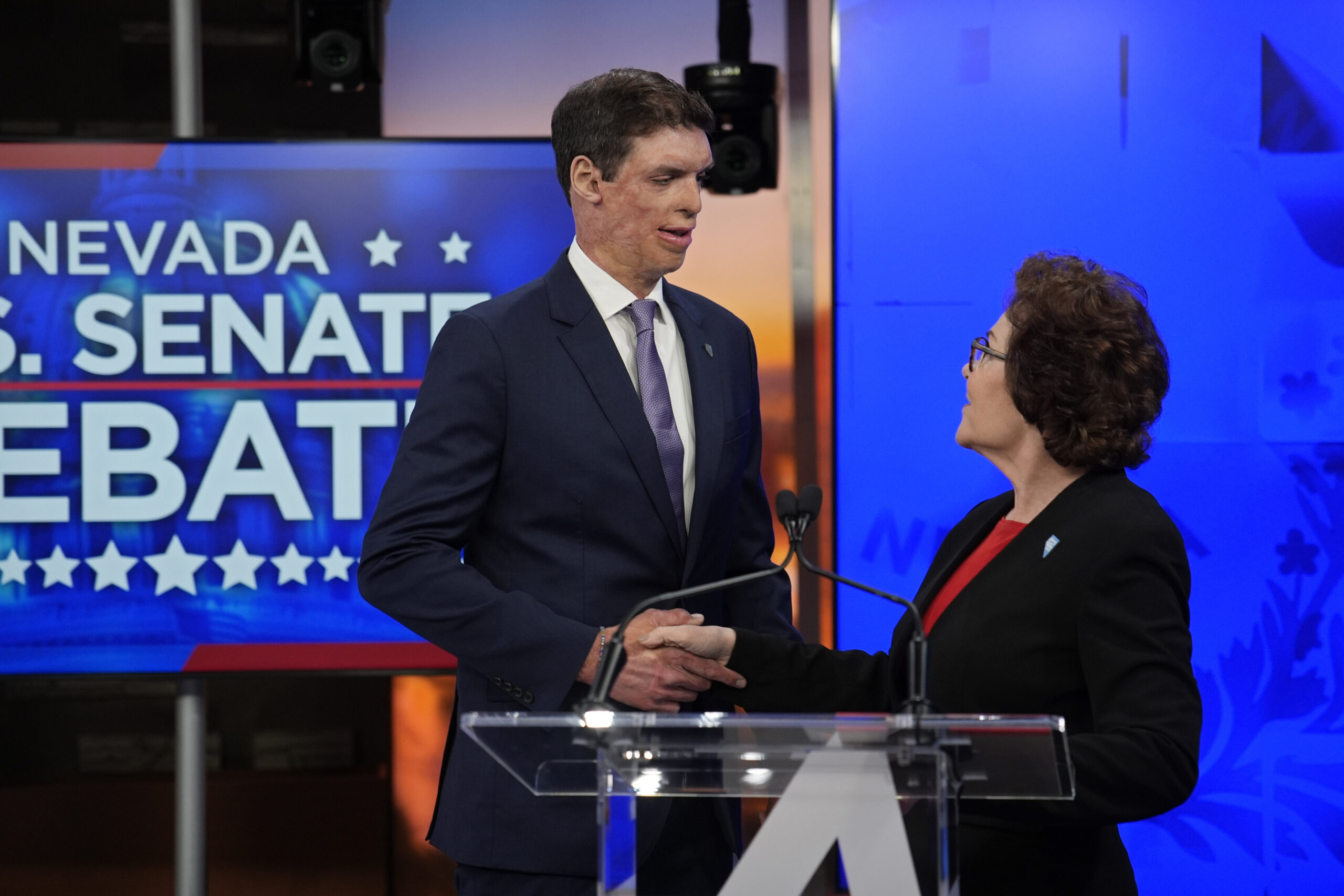Nevada Democratic Sen. Jacky Rosen narrowly wins against GOP Army vet Sam Brown