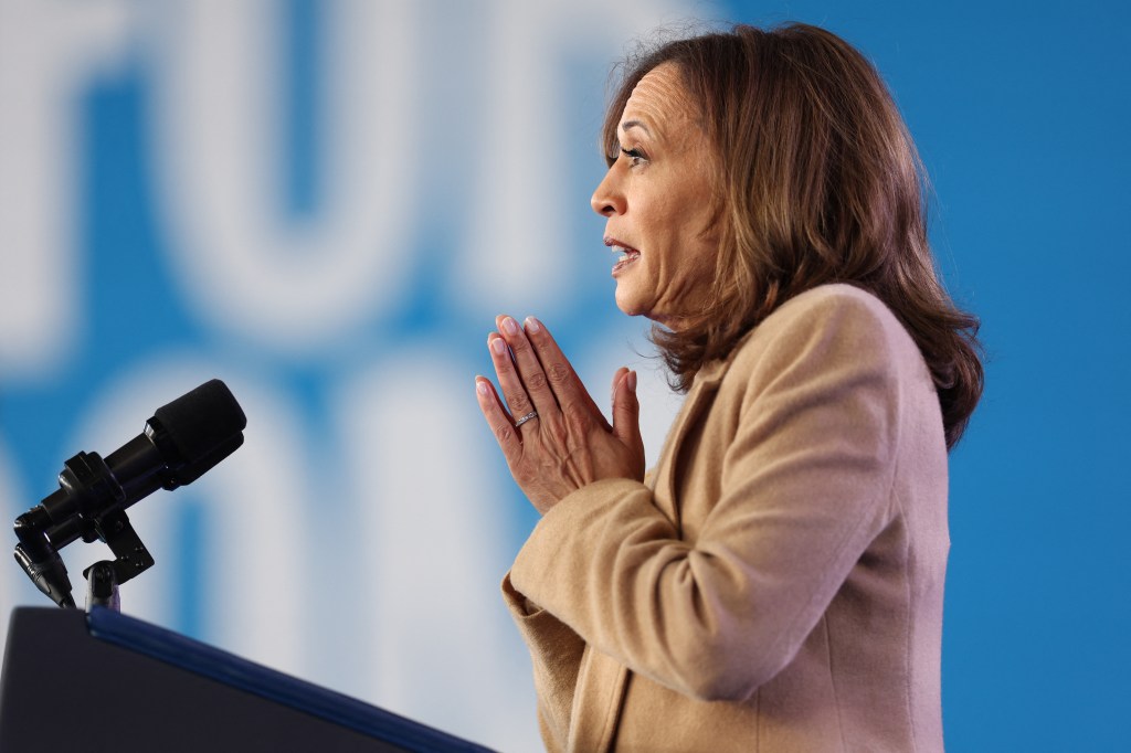Shock survey shows Harris edging Trump in reliably conservative Iowa
