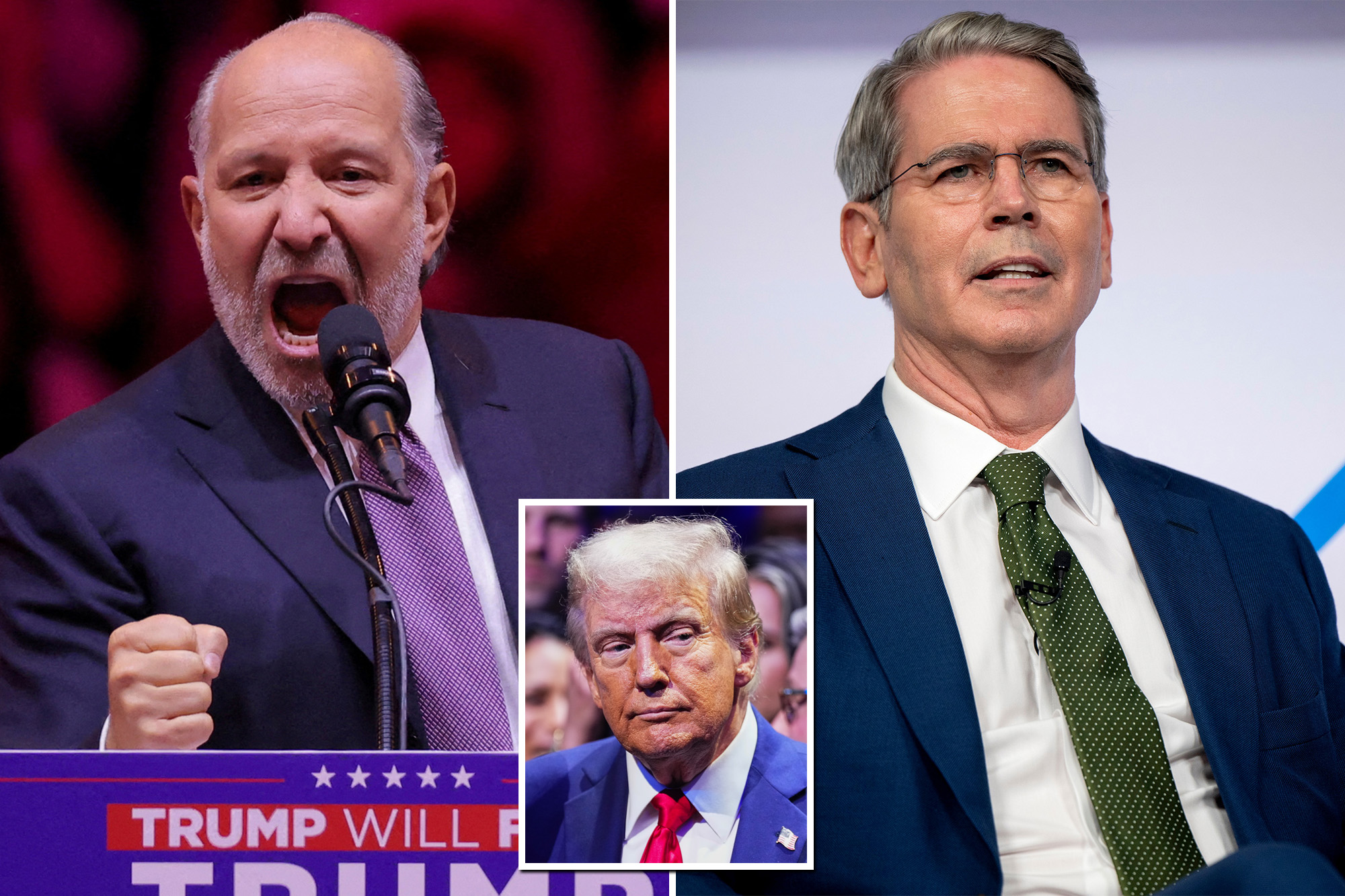 Trump Treasury contenders Howard Lutnick and Scott Bessent in ‘knife fight’ for the job: report