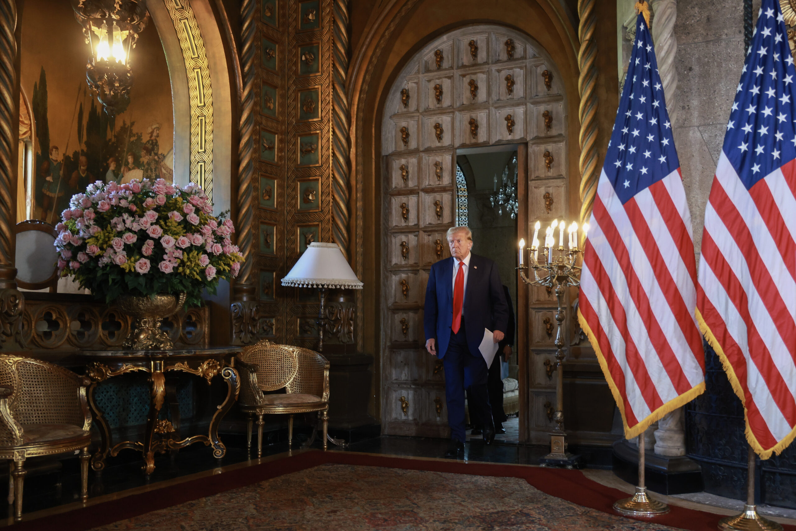 Trump is already receiving intelligence briefings from his home at Mar-a-Lago