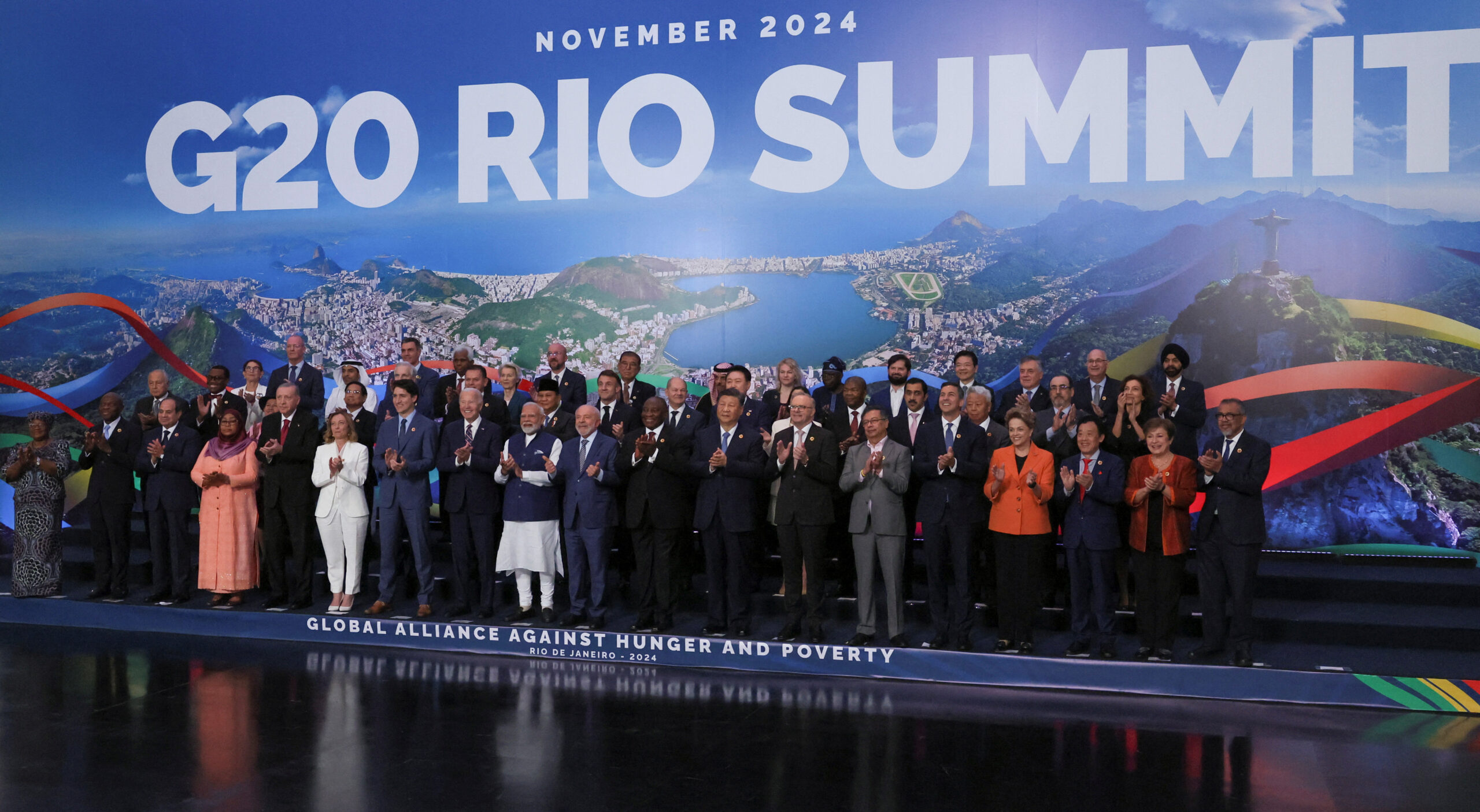 Third time’s a charm: Biden stands front and center in G20 group photo