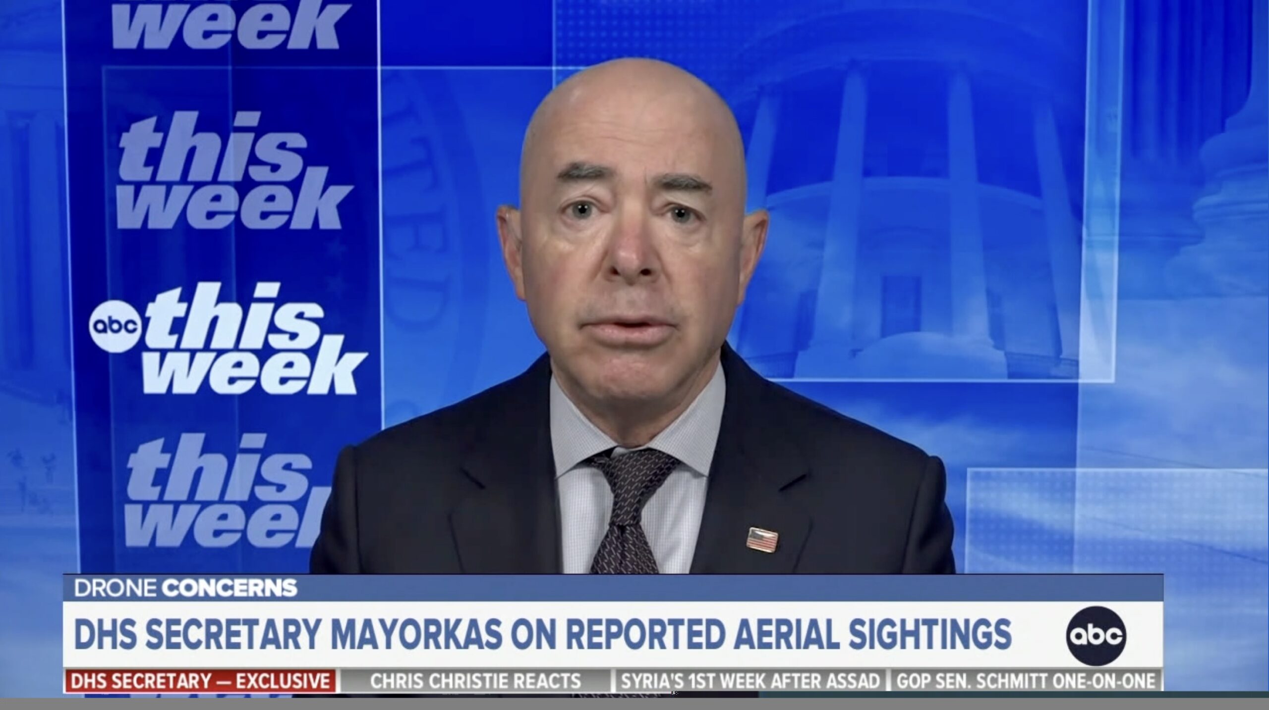 Homeland Security chief Mayorkas blames drone uproar on recent FAA flight-rule change: ‘We know of no foreign involvement’