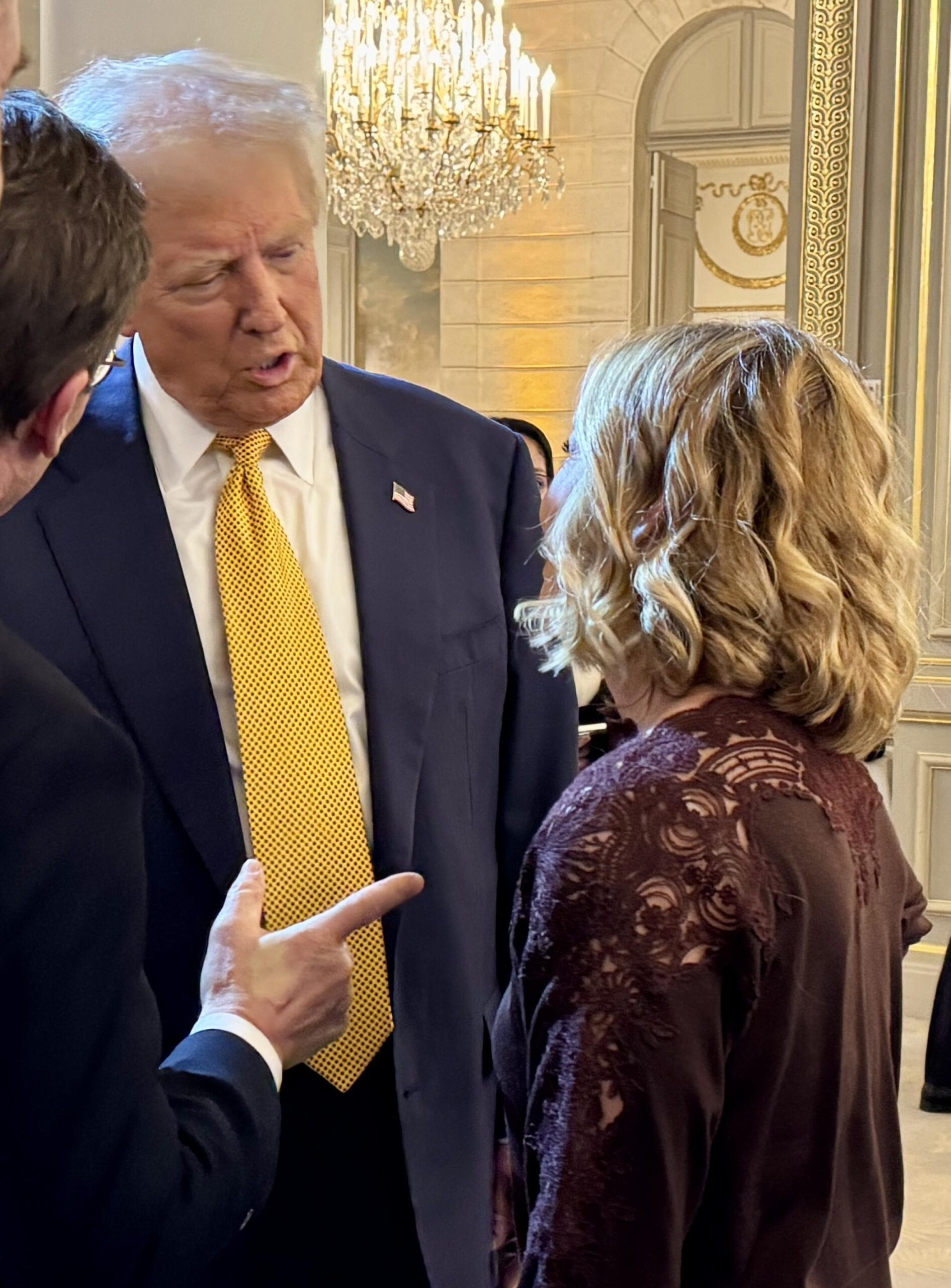 Trump calls Italian PM Giorgia Meloni ‘a real live wire’ after world leaders meet in Paris
