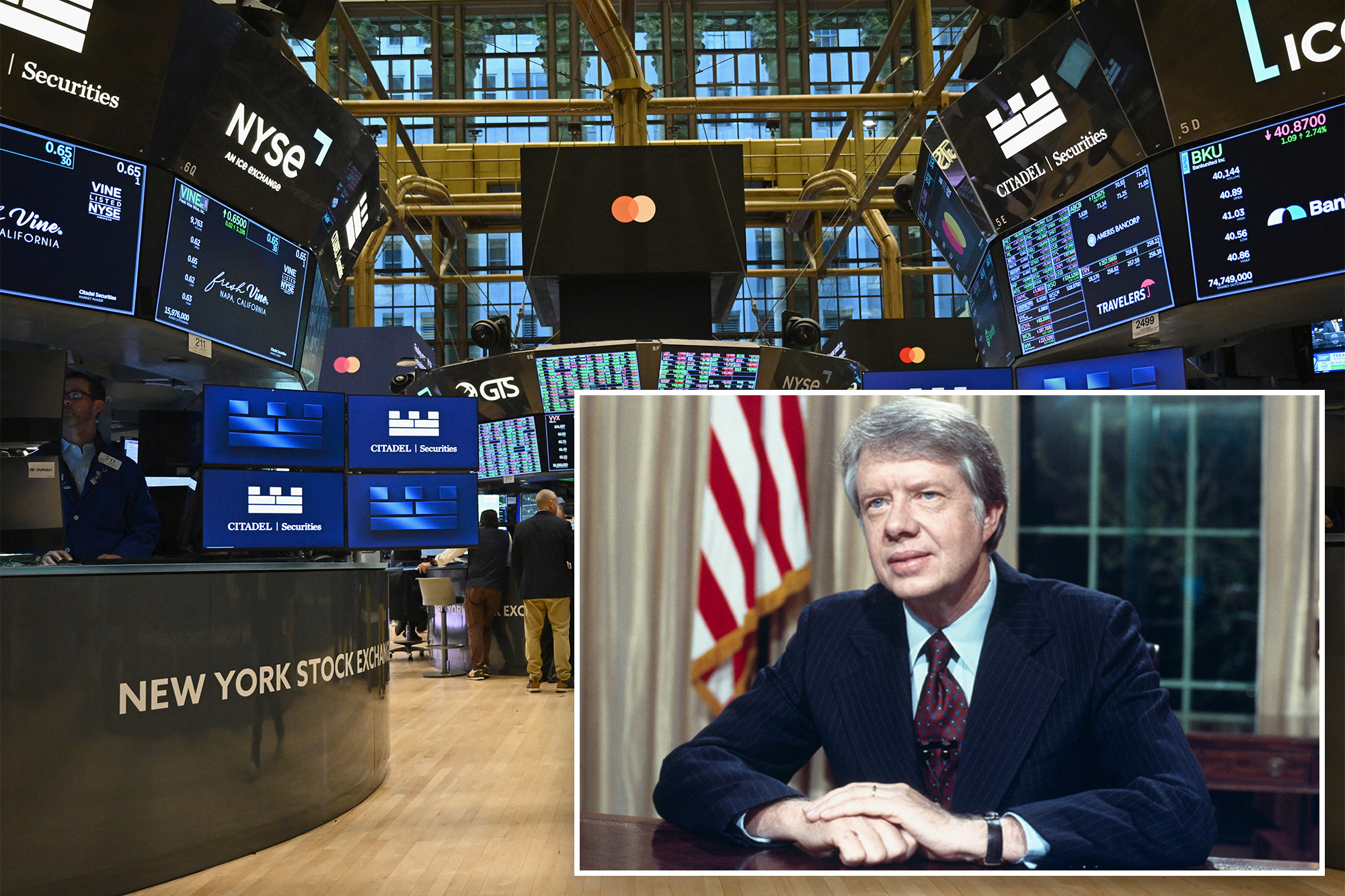 US stock markets to close Jan. 9 for Jimmy Carter’s funeral
