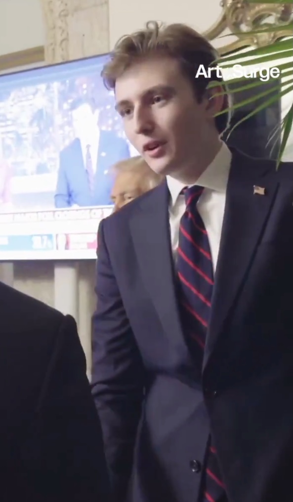 Barron Trump heard in clip of dad asking UFC’s Dana White, ‘Can we make him into a fighter?’ makes supporters freak out: ‘Such a gentleman!’