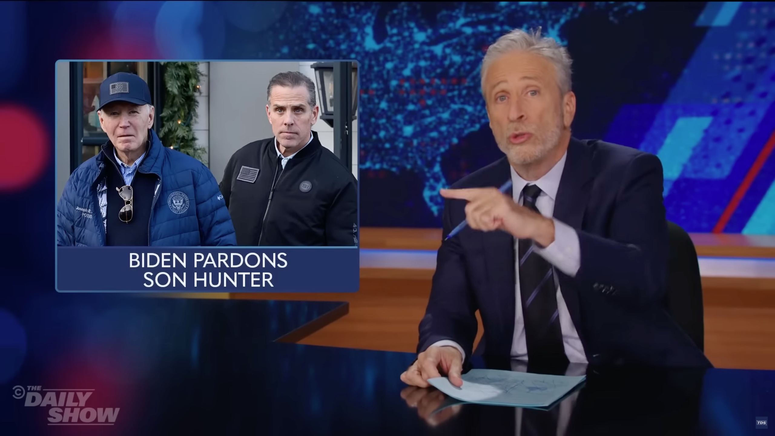 Jon Stewart calls out Joe Biden’s ‘hypocrisy’ of Hunter pardon — while mocking ‘dance’ Dems have to do to defend it