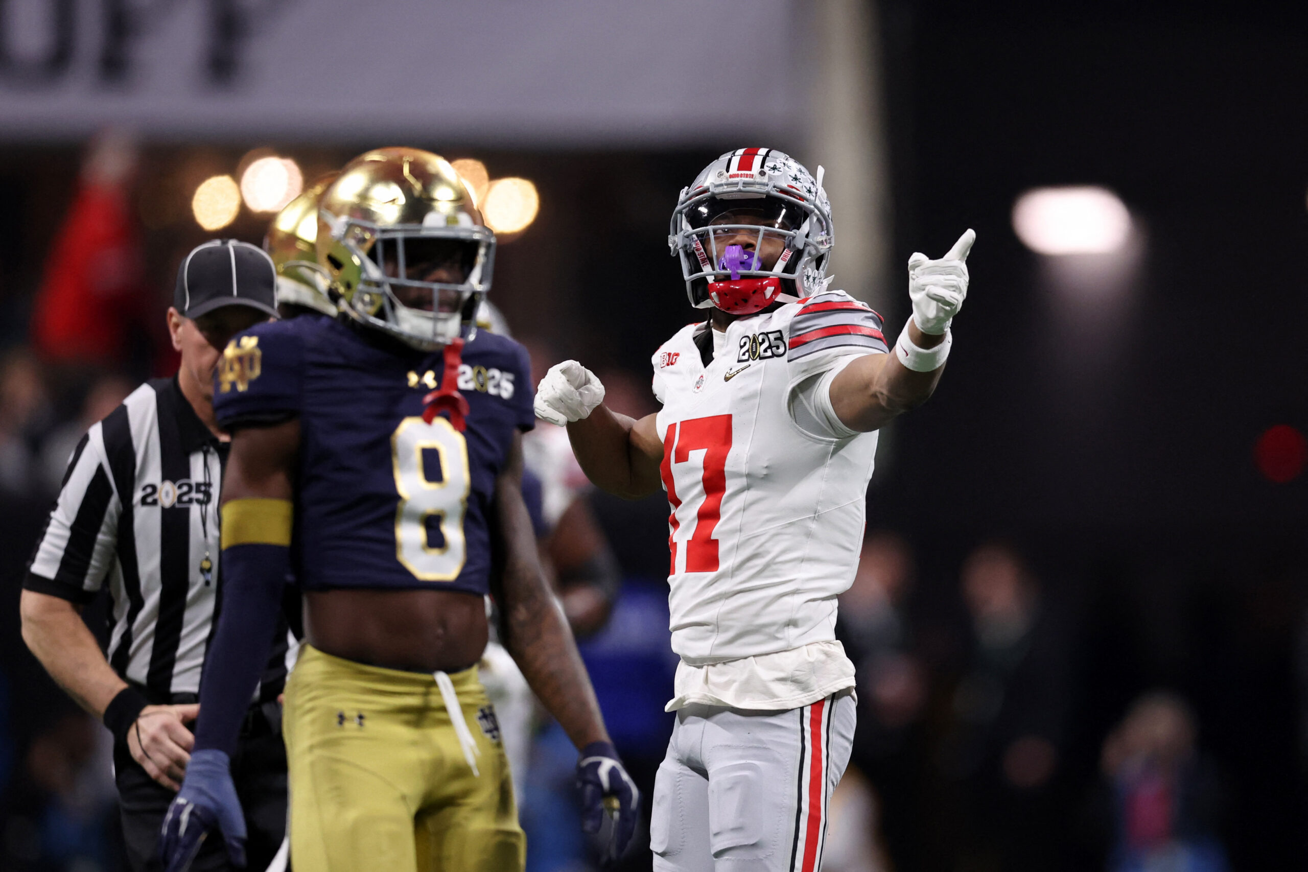 Trump makes statement during CFP championship halftime segment on ESPN: ‘Historic and exciting day’