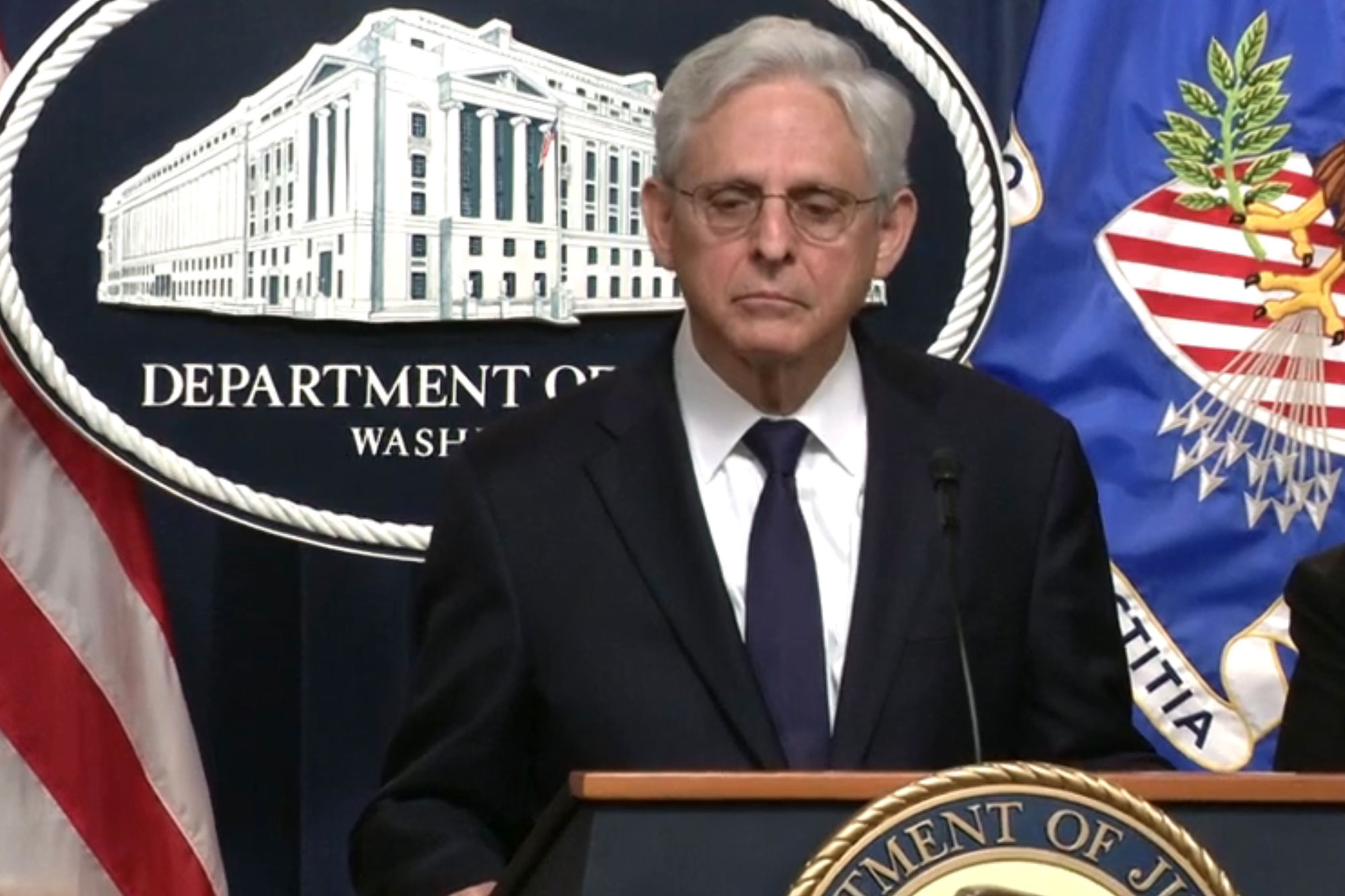 Outgoing AG Merrick Garland roasted after video of him leaving DOJ goes viral