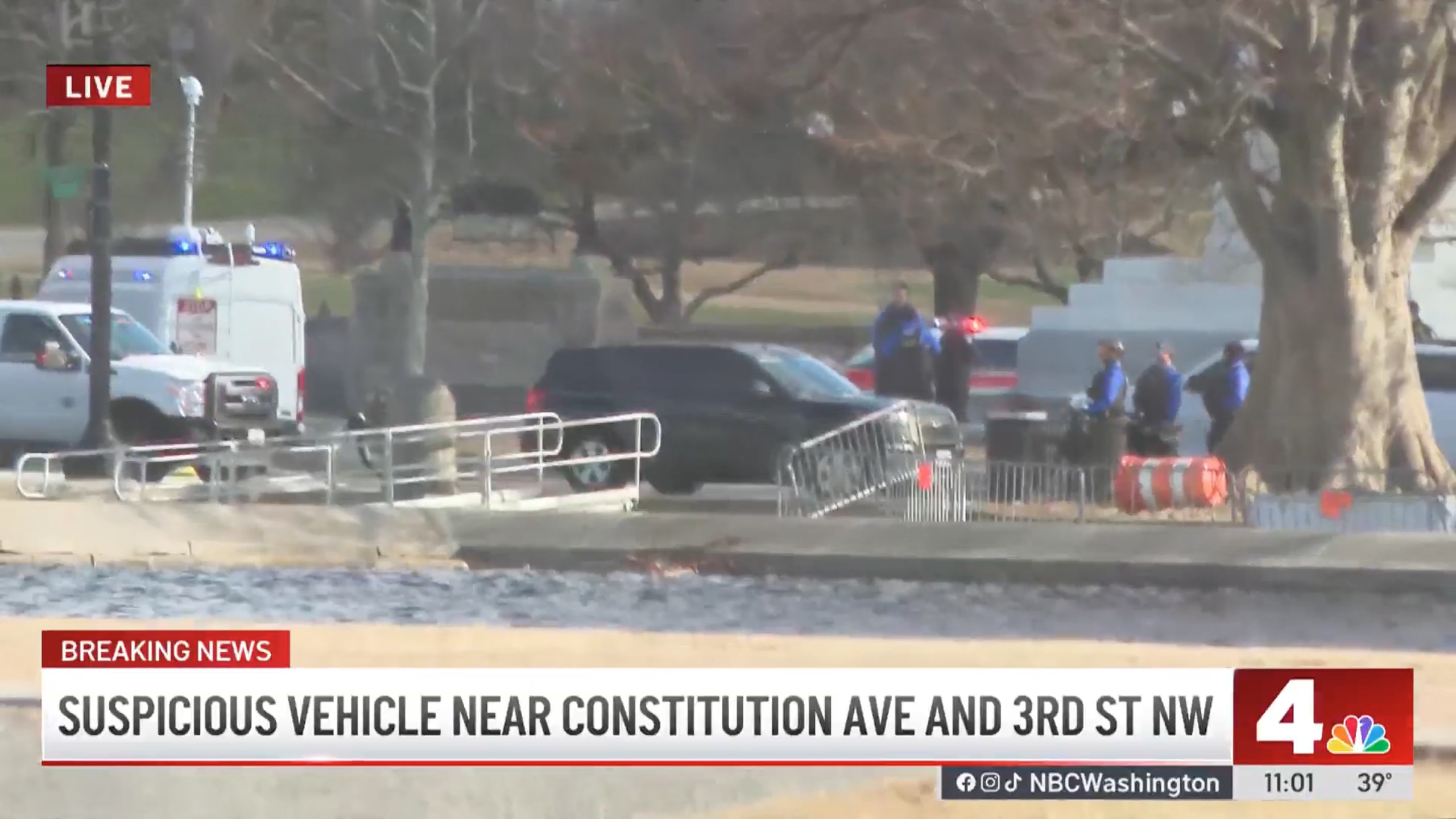 Police arrest man ‘driving along the sidewalk’ near US Capitol