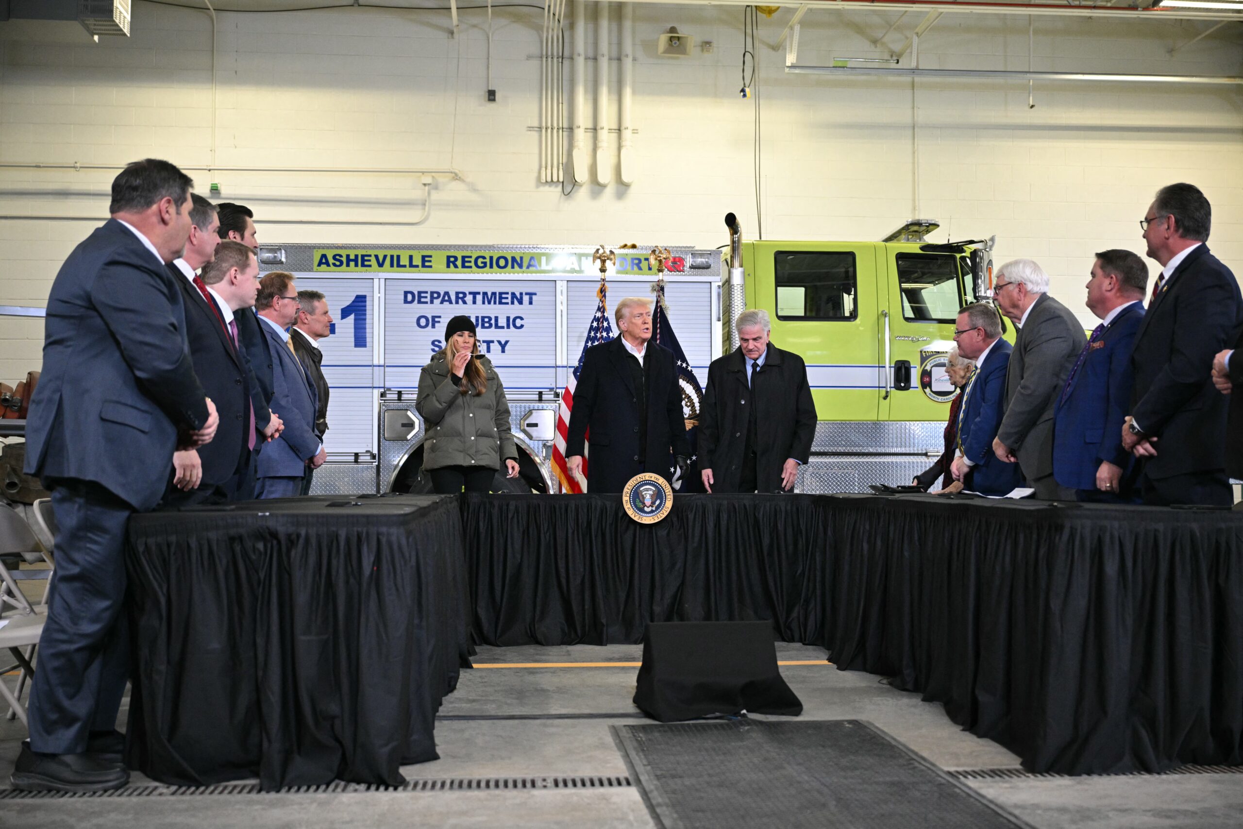 Trump may be ‘getting rid of FEMA,’ president says in visit to hurricane-hit North Carolina