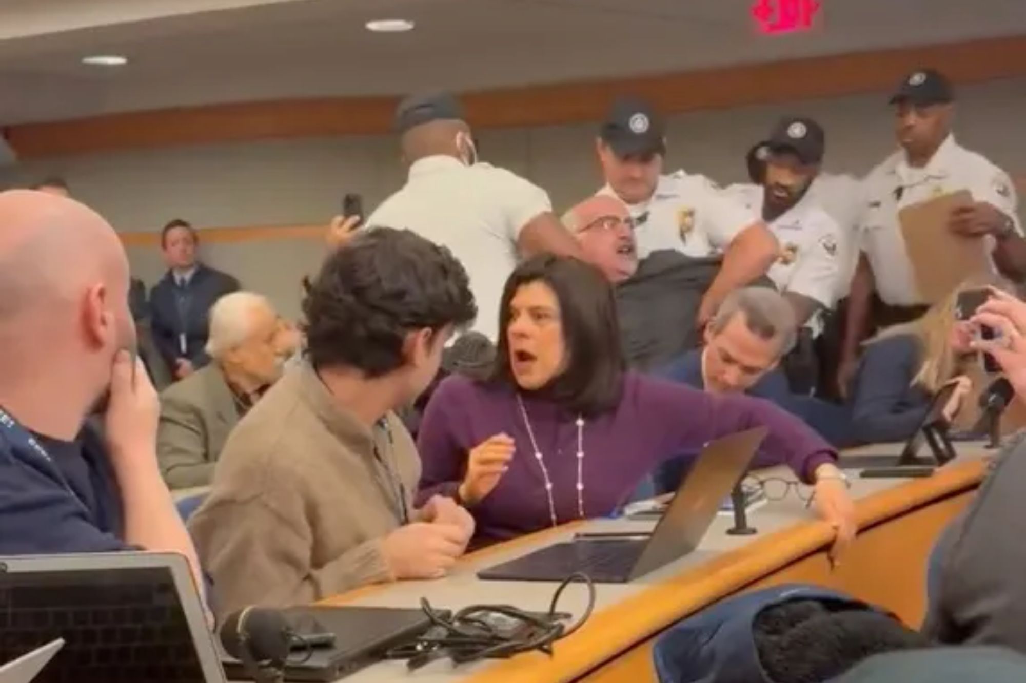 Chaos erupts at Antony Blinken’s final press conference as reporter is forcibly removed: ‘You should be in the Hague!’