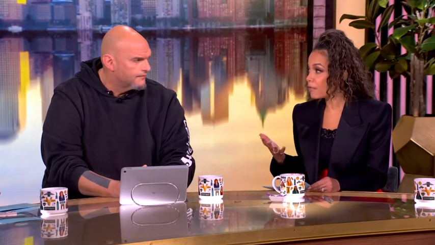 Three cheers for John Fetterman refusing to blindly toe the Dems’ — and Sunny Hostin & Co’s — party line