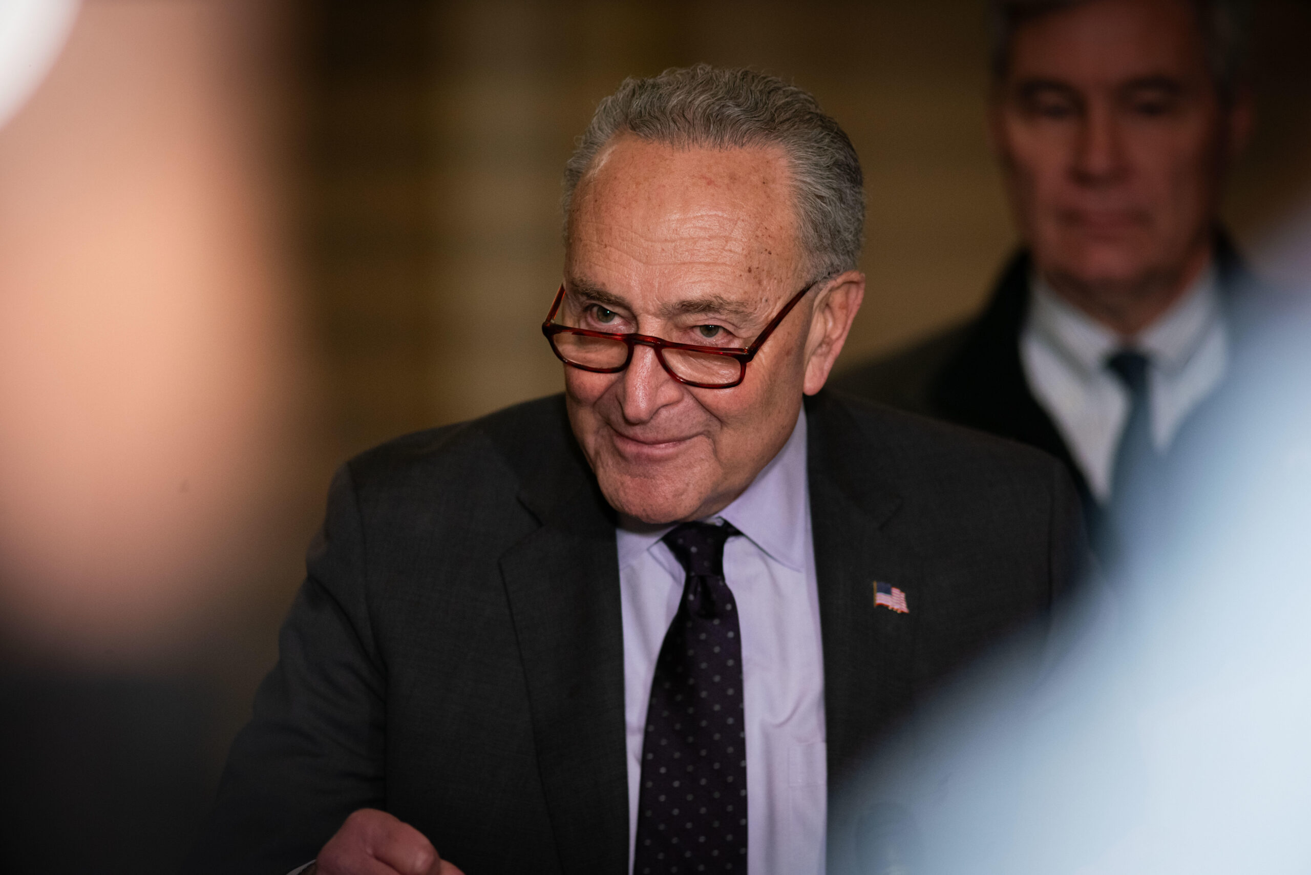 Chuck Schumer reveals private conversations with Biden urging president to end 2024 campaign