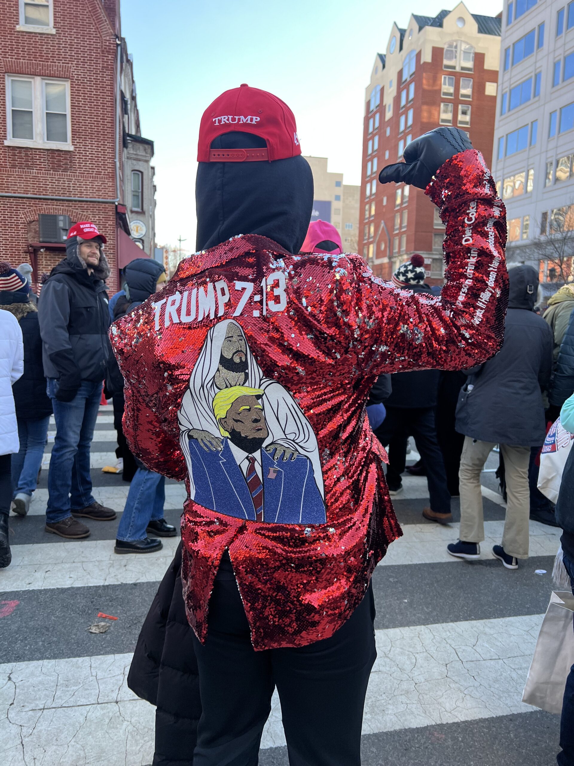 Head wounds, freezing temps — nothing stopped Trump super fans from getting to his inauguration