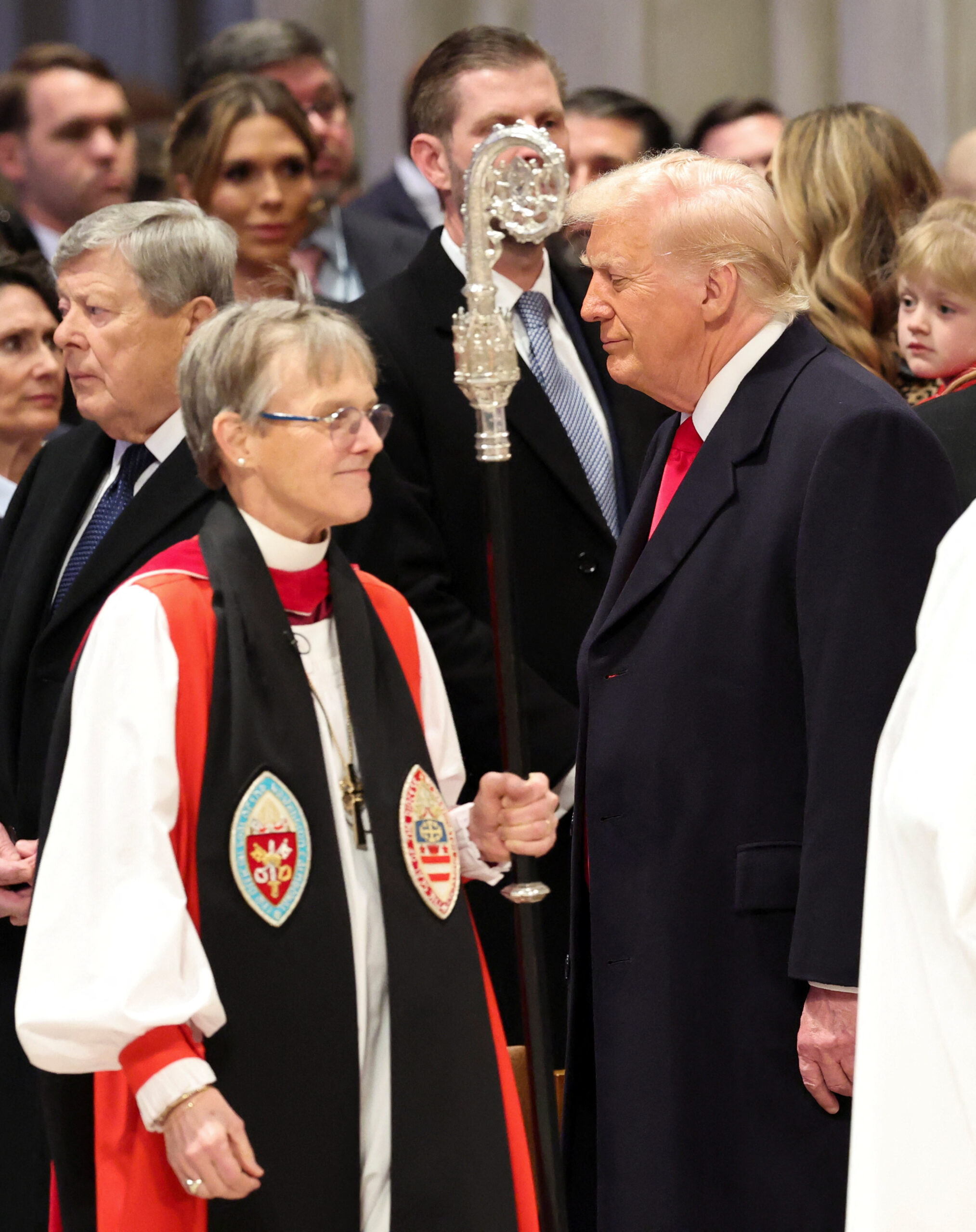 Trump tears into lefty DC bishop who asked him to ‘have mercy’ during National Prayer Service sermon