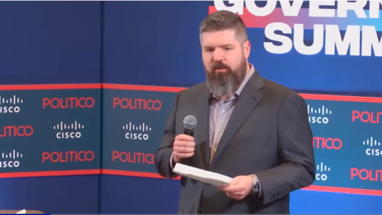 POLITICO’s Editorial Director Ryan Hutchins speaks at POLITICO’s 2025 Governors Summit
