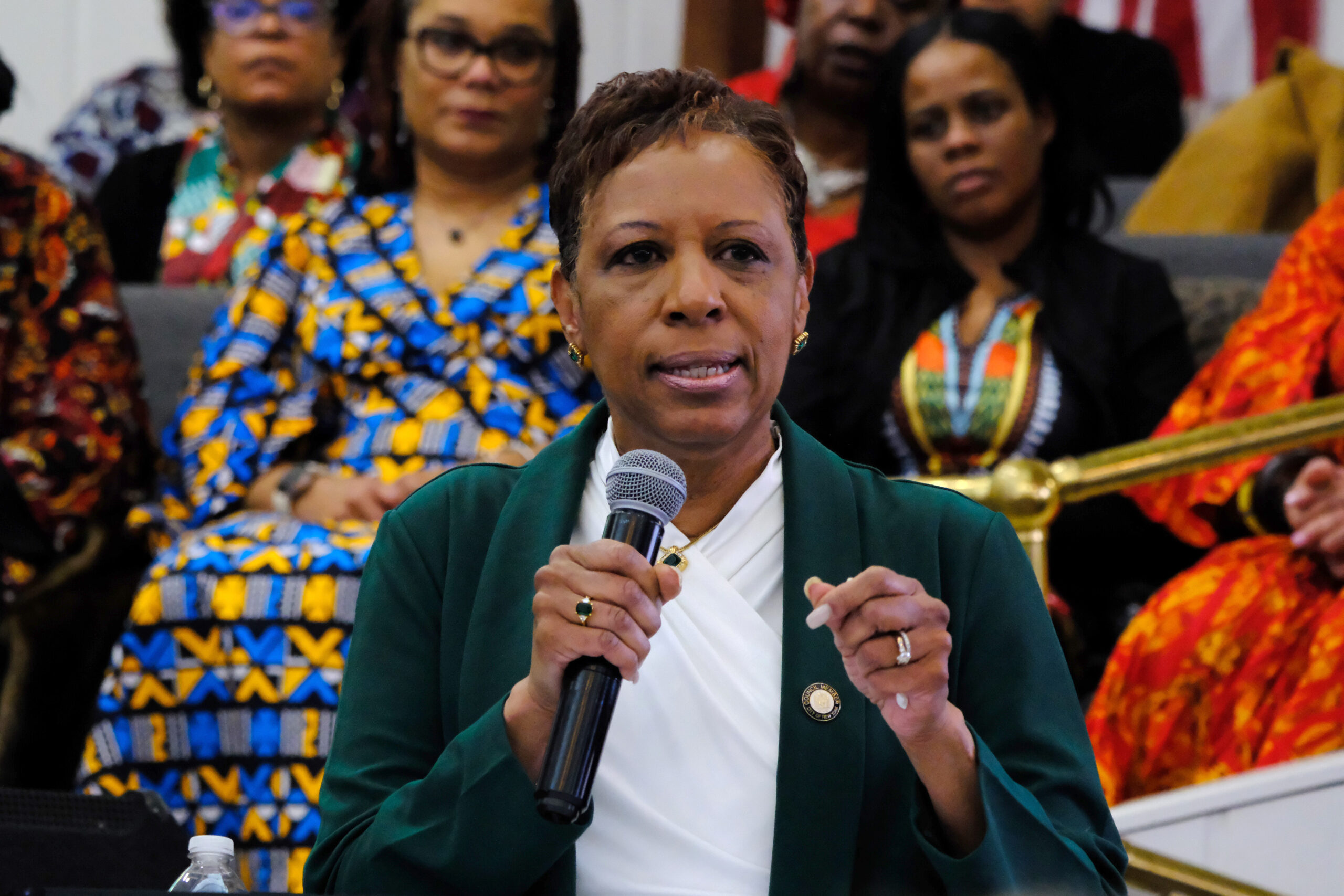 NYC Council Speaker Adrienne Adams heads Black History Month event — but Mayor Eric Adams a no-show