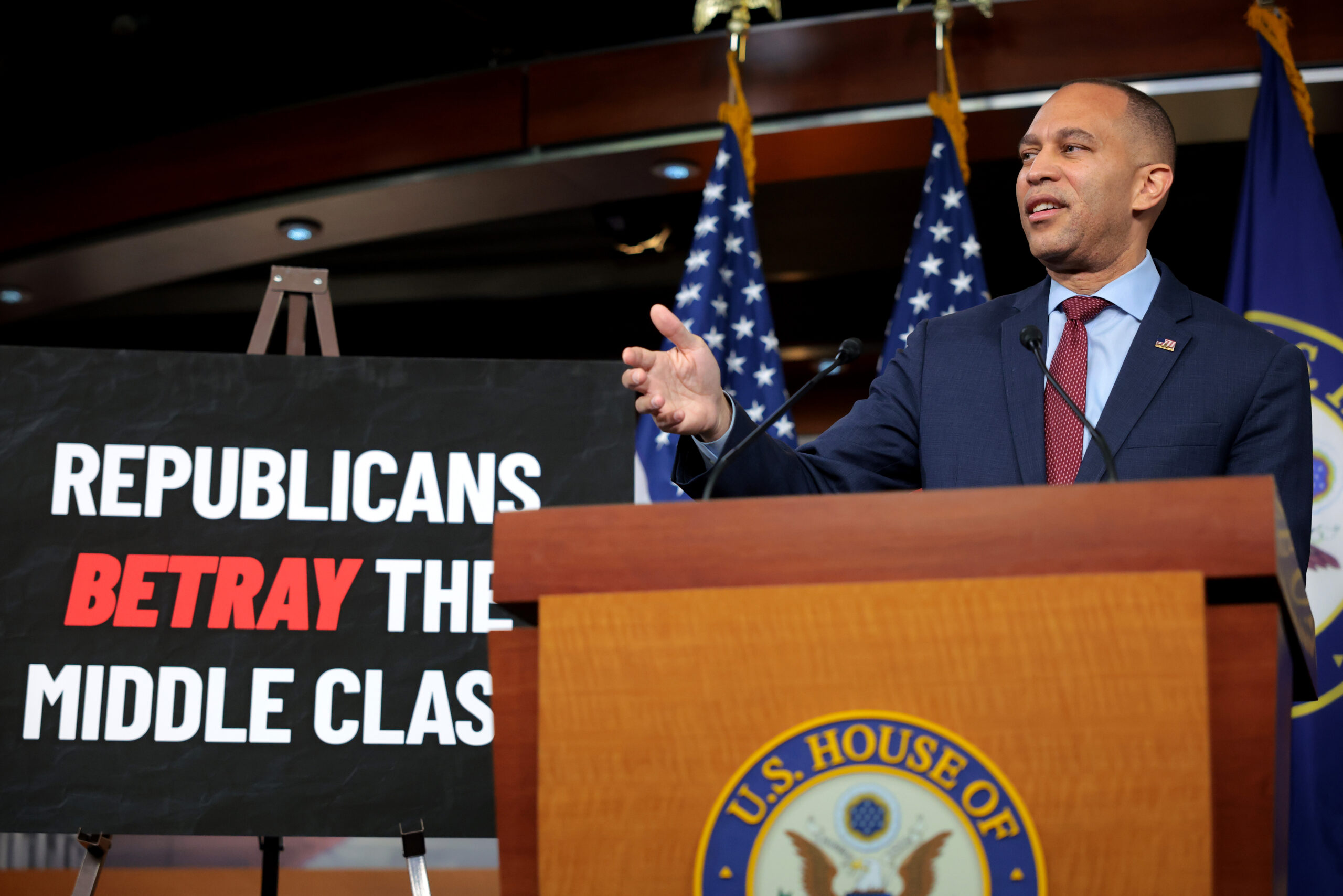 House Dem leader Hakeem Jeffries demurs when asked about Dems’ terrible polls and listlessness