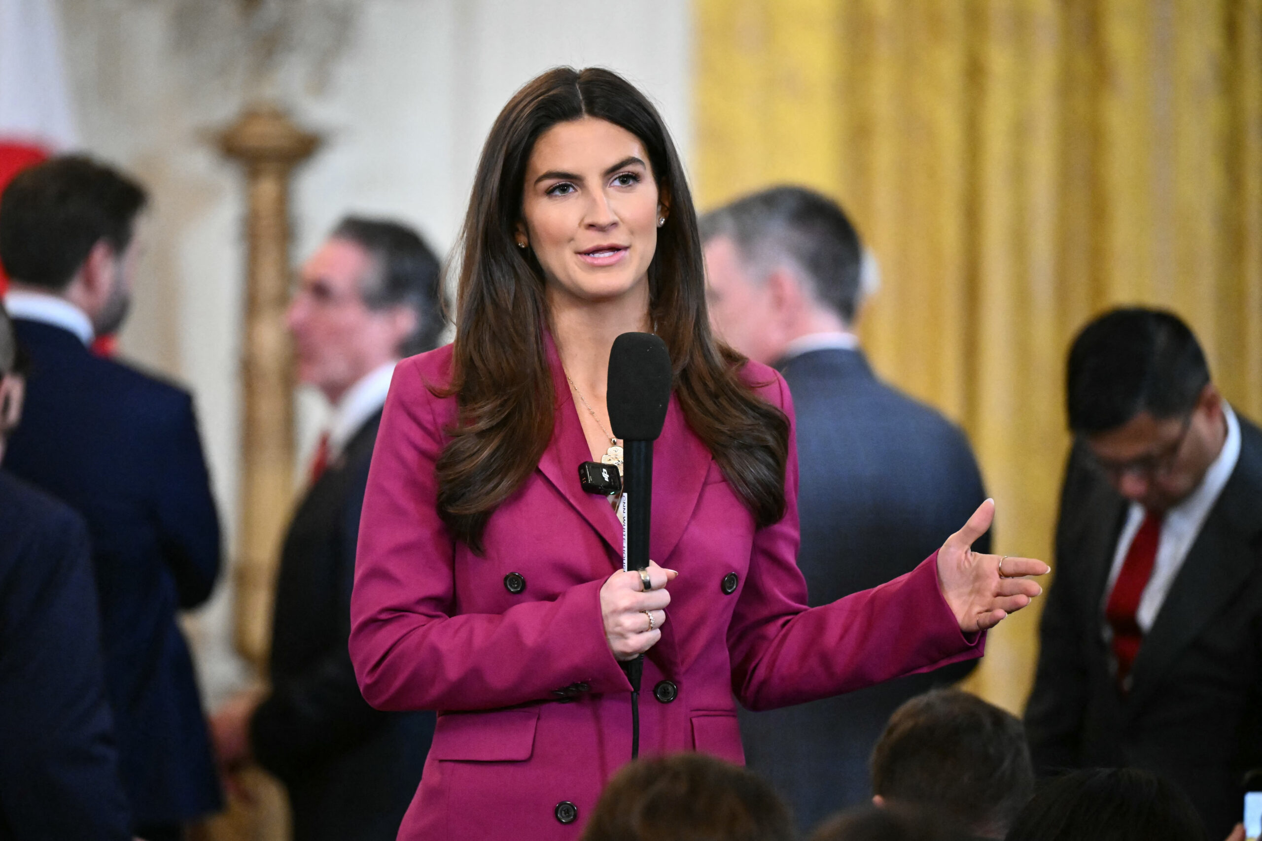 Trump roasts CNN’s Kaitlan Collins during press conference, gets laughs from other reporters: ‘No credibility’