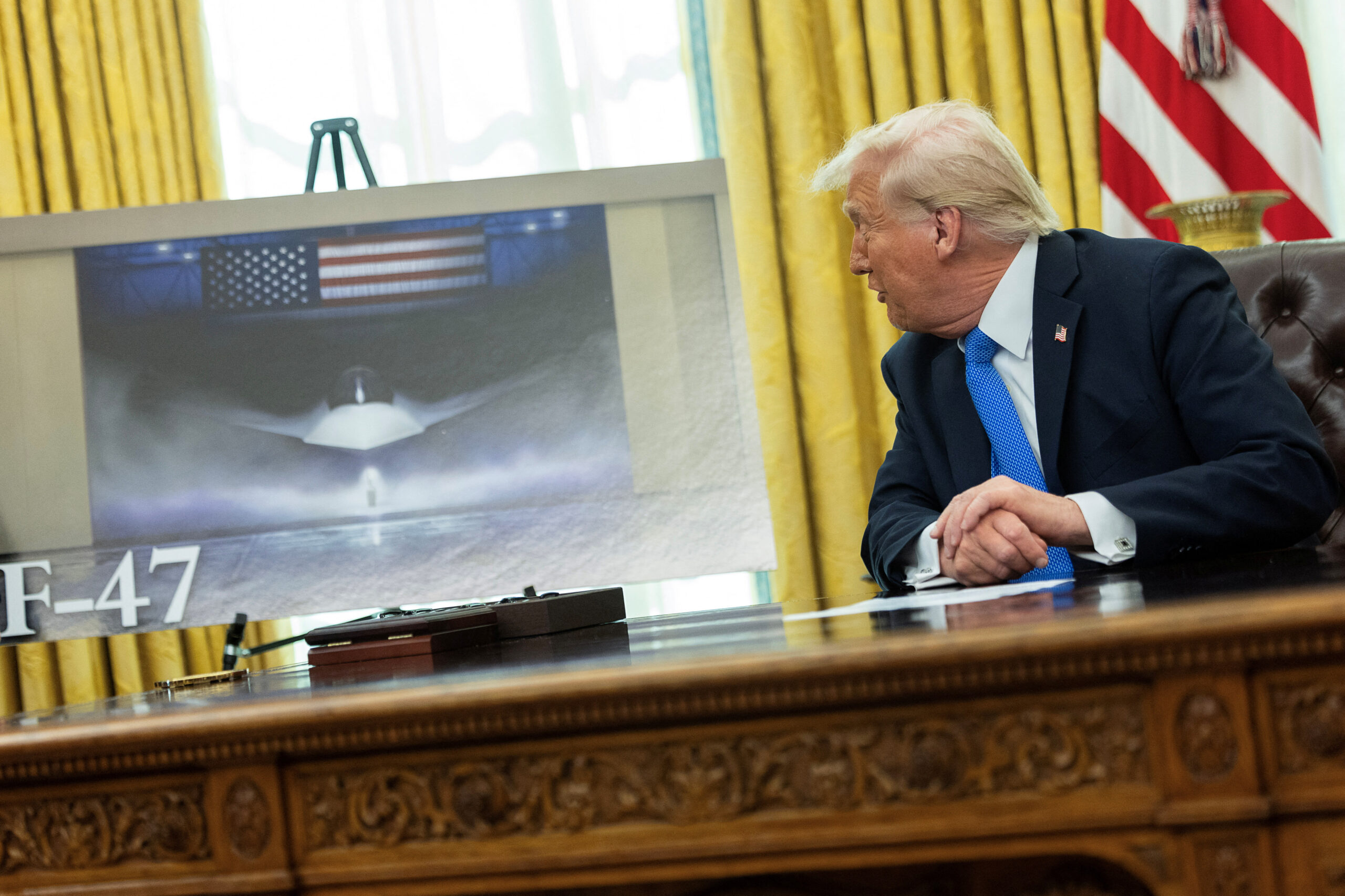US unveils sixth-generation fighter jet — whose name is an homage to Trump