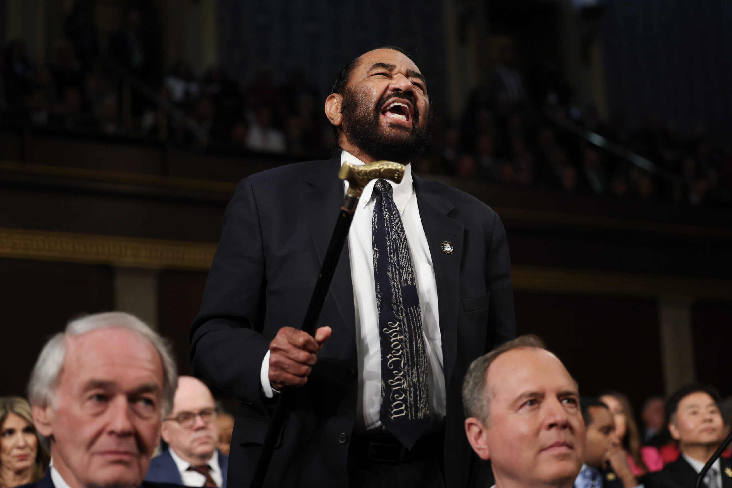 House votes to censure Rep. Al Green for disrupting Trump during congressional address