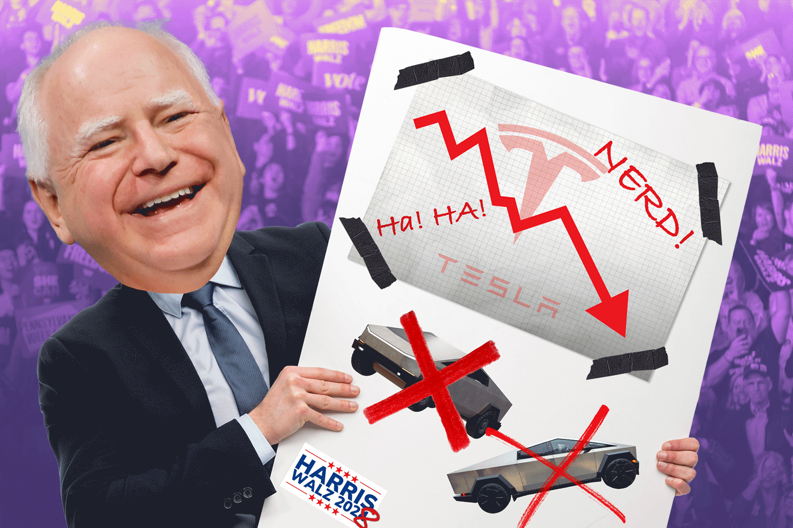 How Tim Walz’s knucklehead attack on Elon Musk, Tesla risks breaking Minn. law
