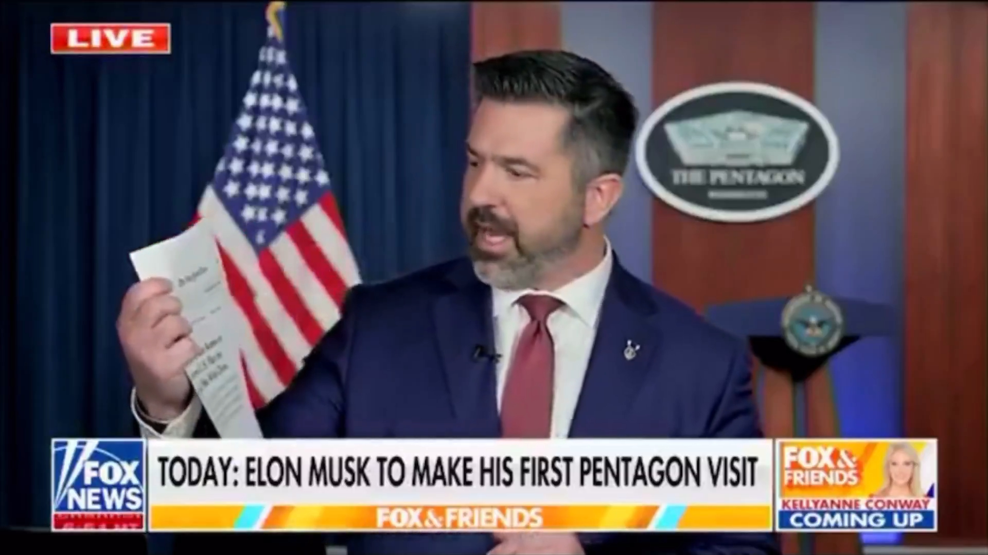 Chief Pentagon spokesman rips ‘garbage’ NYT article saying Elon Musk will be briefed on ‘top-secret’ China plans