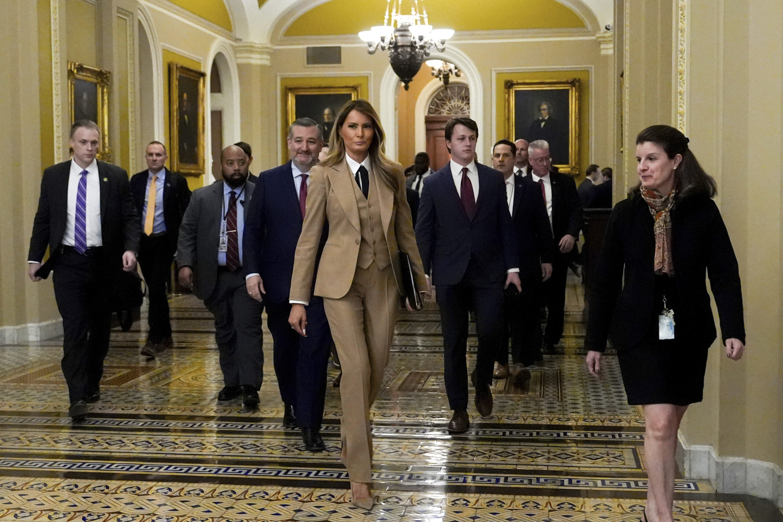 Melania Trump makes rare public appearance on Capitol Hill to push bill combating revenge porn — chides Dems for being AWOL